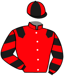 casaque portée par Ducos Th. jockey du cheval de course IDEAL DE BEZILLAT, information pmu ZETURF