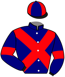 casaque portée par Joseph F. jockey du cheval de course LASER MAGIC, information pmu ZETURF
