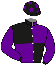 casaque portée par Janacek V. jockey du cheval de course RAFALE, information pmu ZETURF