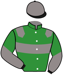 casaque portée par Baude S. jockey du cheval de course JAMAIQUE DAIRPET, information pmu ZETURF