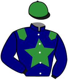 casaque portée par Sorais P. jockey du cheval de course L'ARNACOEUR, information pmu ZETURF