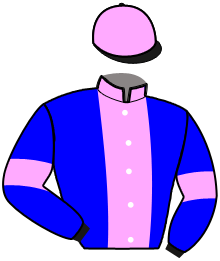 casaque portée par Lorent L. jockey du cheval de course ITRO, information pmu ZETURF