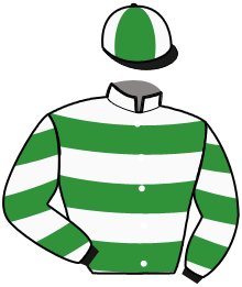 casaque portée par Lelievre Mlle C. jockey du cheval de course LATINA DU FER, information pmu ZETURF