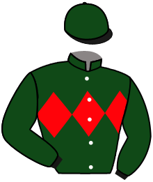 casaque portée par Velon Mlle M. jockey du cheval de course MAGNIFICENT SEVEN, information pmu ZETURF