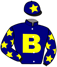 casaque portée par Bachelot T. jockey du cheval de course LEX LUTHOR, information pmu ZETURF