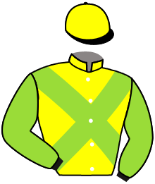 casaque portée par Hardouin E. jockey du cheval de course PEPITO DES CARLES, information pmu ZETURF