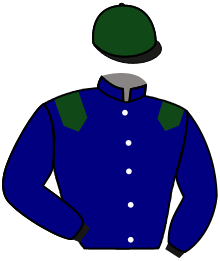 casaque portée par Claudic J. jockey du cheval de course ADORABLE, information pmu ZETURF
