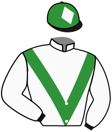 casaque portée par Sanchez Gar. jockey du cheval de course LUCKY D'ID, information pmu ZETURF