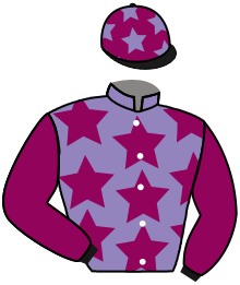 casaque portée par Mouesan H. jockey du cheval de course MAUZAC, information pmu ZETURF