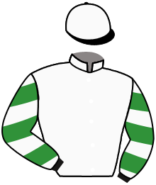 casaque portée par Dubourg P. jockey du cheval de course AKADAME, information pmu ZETURF