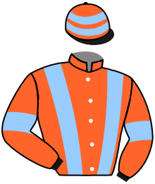 casaque portée par Reveley J. jockey du cheval de course CELESTIAL SEA, information pmu ZETURF