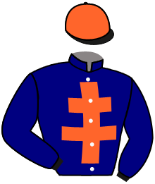 casaque portée par Guyon M. jockey du cheval de course SOCCIA, information pmu ZETURF