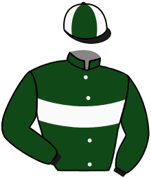 casaque portée par Guitraud C. jockey du cheval de course ROYAL MALLORCA, information pmu ZETURF