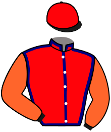 casaque portée par Ferreira N. jockey du cheval de course MELAWAT, information pmu ZETURF