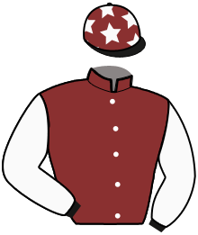 casaque portée par Lagadeuc F. jockey du cheval de course LOQUIDY, information pmu ZETURF