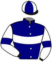 casaque portée par Bouclet Mme E. jockey du cheval de course LOVER DIVIN, information pmu ZETURF