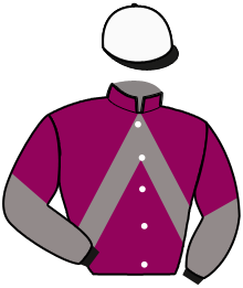 casaque portée par Cannaert L. jockey du cheval de course LILI BROAY, information pmu ZETURF