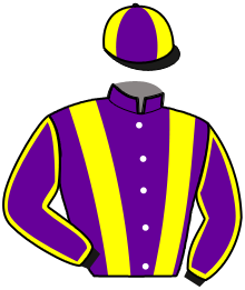 casaque portée par Verva M. jockey du cheval de course LEAD ME ON, information pmu ZETURF