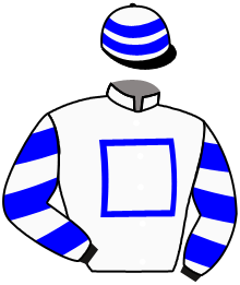casaque portée par Mendizabal I. jockey du cheval de course THE SNARK, information pmu ZETURF
