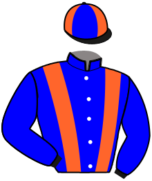 casaque portée par Caillet Dav. jockey du cheval de course HELLO DU JAGUY, information pmu ZETURF
