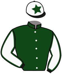 casaque portée par Richard G. jockey du cheval de course MISTER CHICK, information pmu ZETURF