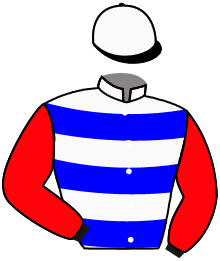 casaque portée par Pageot A. jockey du cheval de course LET ME DREAM, information pmu ZETURF