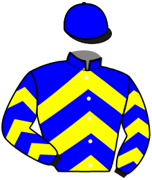 casaque portée par Gelormini G. jockey du cheval de course LOULIANA DE VANDEL, information pmu ZETURF