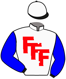 casaque portée par Raffin E. jockey du cheval de course GREFFIERS FLINOIS, information pmu ZETURF