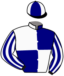 casaque portée par Chesneau A. jockey du cheval de course LUDMIKO, information pmu ZETURF