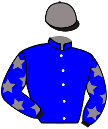 casaque portée par Dubourg K. jockey du cheval de course BARONNE DU BRIZAIS, information pmu ZETURF
