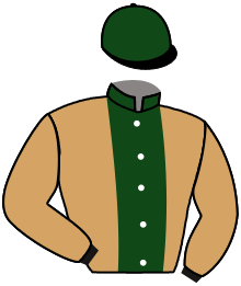 casaque portée par Labaisse E. jockey du cheval de course JALOGNY, information pmu ZETURF