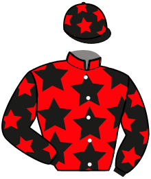 casaque portée par Thomain D. jockey du cheval de course LUPIN DU HOULEY, information pmu ZETURF