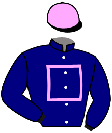casaque portée par Boutin Hug. jockey du cheval de course PERCALE, information pmu ZETURF
