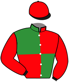 casaque portée par Denechere R. W. jockey du cheval de course IZAYA DE COUSSERAT, information pmu ZETURF