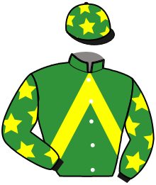 casaque portée par Denis Mme L. jockey du cheval de course LAST WEEK, information pmu ZETURF
