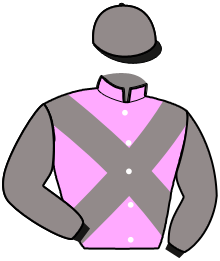 casaque portée par Le Beller B. jockey du cheval de course LOUMANA ROSE, information pmu ZETURF