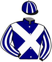 casaque portée par Chalon Th. jockey du cheval de course KALIE TEJY, information pmu ZETURF