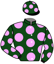 casaque portée par Vilchien A. jockey du cheval de course ROSE BRESIL, information pmu ZETURF