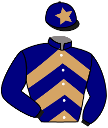 casaque portée par Madamet A. jockey du cheval de course PRAIRIE GLORY, information pmu ZETURF