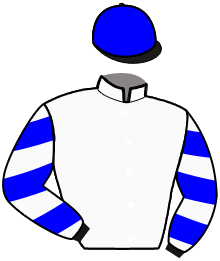 casaque portée par Dreux Ch. jockey du cheval de course GALANT DE BRUYERE, information pmu ZETURF