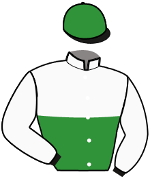casaque portée par Martens C. jockey du cheval de course CALIMA DI POGGIO, information pmu ZETURF