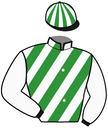 casaque portée par Abrivard A. jockey du cheval de course JANZIBAR, information pmu ZETURF