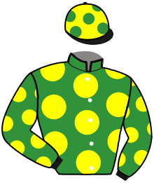 casaque portée par Gendrot A. jockey du cheval de course IMPERATOR D'ELA, information pmu ZETURF