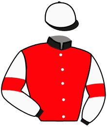 casaque portée par Gendrot A. jockey du cheval de course LOLA DAIRPET, information pmu ZETURF