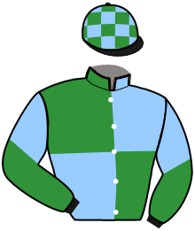 casaque portée par Nivard F. jockey du cheval de course KAID MARTIN, information pmu ZETURF