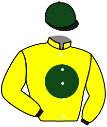casaque portée par Mendizabal I. jockey du cheval de course BALANGAN, information pmu ZETURF