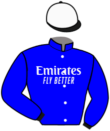 casaque portée par Favriaux Mal. jockey du cheval de course MENAKOZ, information pmu ZETURF