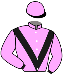 casaque portée par Bachelot T. jockey du cheval de course LADY MERA, information pmu ZETURF