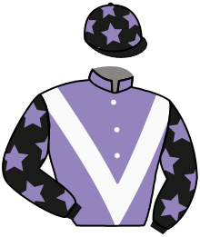 casaque portée par Bouton L. jockey du cheval de course YUKAI, information pmu ZETURF