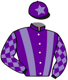 casaque portée par Marie Benj. jockey du cheval de course SPARUS, information pmu ZETURF